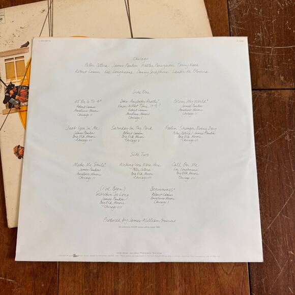 BUNDLE LOT of 3 Chicago Vintage Records 1970s Columbia Records - Picture 10 of 14